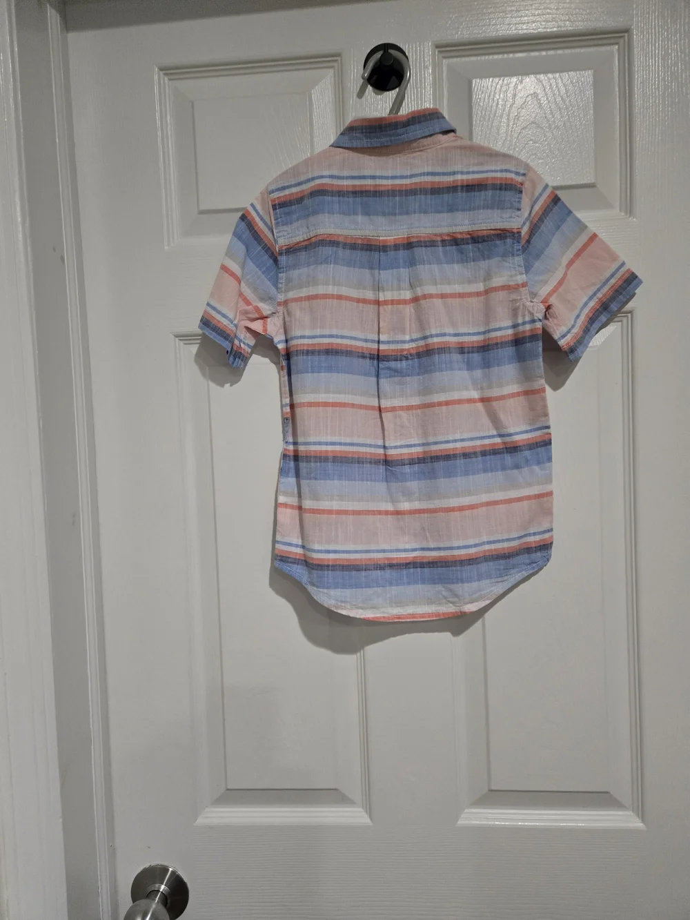 The Children's Place Blue, Green & White Plaid Button-Down Shirt